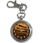 Tiger Print Dark	 Key Chain Watch