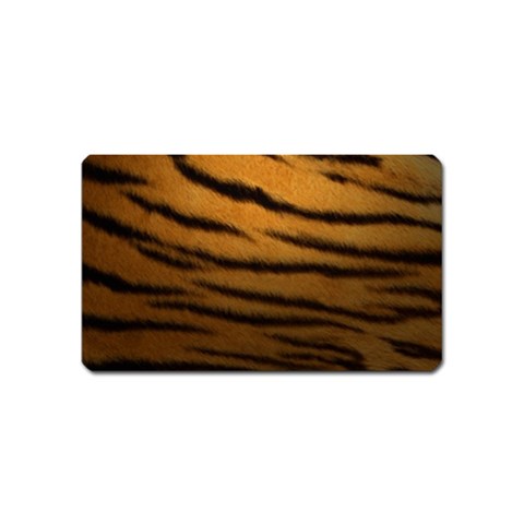 Tiger Print Dark	 Magnet (Name Card) from ArtsNow.com Front