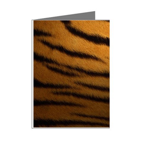 Tiger Print Dark	 Mini Greeting Cards (Pkg of 8) from ArtsNow.com Right