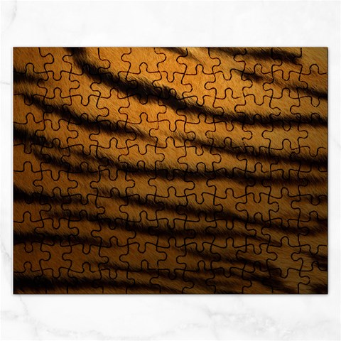 Tiger Print Dark	 Jigsaw Puzzle (Rectangular) from ArtsNow.com Front