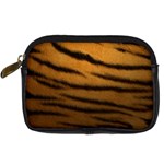 Tiger Print Dark	 Digital Camera Leather Case