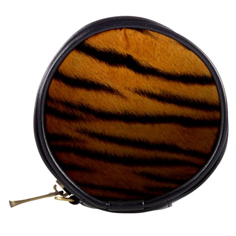 Tiger Print Dark	 Mini Makeup Bag from ArtsNow.com Back