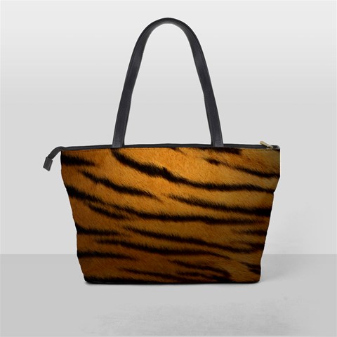 Tiger Print Dark	 Classic Shoulder Handbag from ArtsNow.com Back