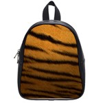 Tiger Print Dark	 School Bag (Small)