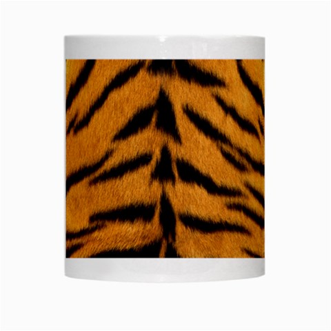 Tiger Print	 White Mug from ArtsNow.com Center