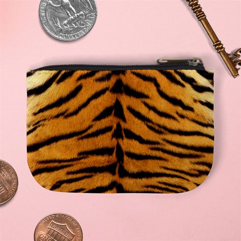 Tiger Print	 Mini Coin Purse from ArtsNow.com Back