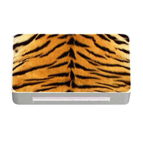 Tiger Print	Memory Card Reader with CF (Rectangular) from ArtsNow.com Front