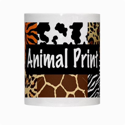 Animal Print	 White Mug from ArtsNow.com Center