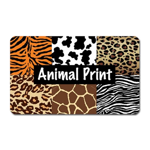 Animal Print	 Magnet (Rectangular) from ArtsNow.com Front