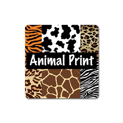 Animal Print	 Magnet (Square) from ArtsNow.com Front