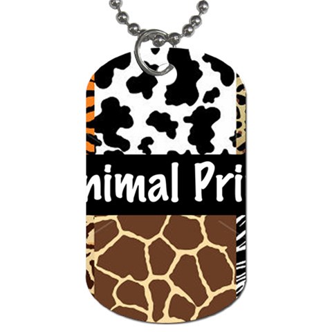 Animal Print	 Dog Tag (One Side) from ArtsNow.com Front