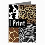 Animal Print	 Greeting Card