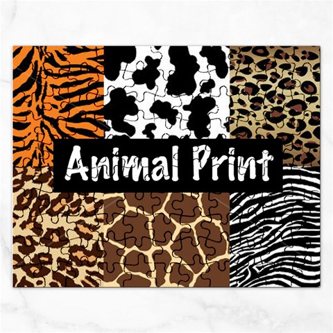 Animal Print	 Jigsaw Puzzle (Rectangular) from ArtsNow.com Front