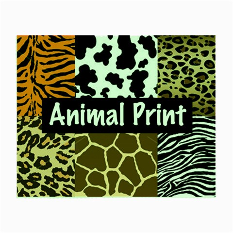 Animal Print	 Glasses Cloth (Small) from ArtsNow.com Front