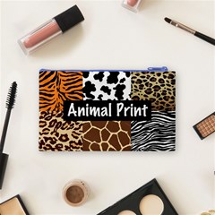 Animal Print	 Cosmetic Bag (Small) from ArtsNow.com Back