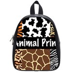 Animal Print	 School Bag (Small)