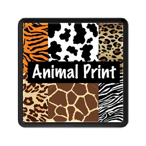 Animal Print	Memory Card Reader (Square) from ArtsNow.com Front