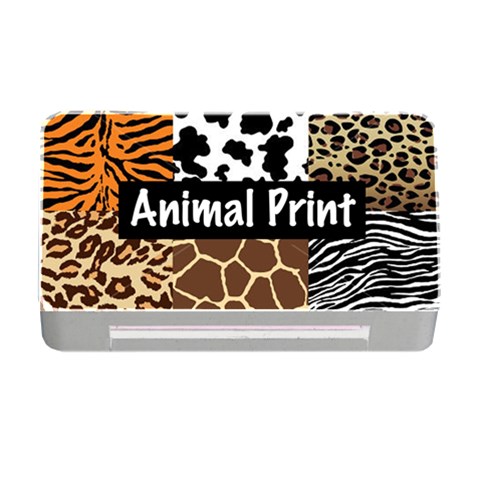 Animal Print	Memory Card Reader with CF (Rectangular) from ArtsNow.com Front