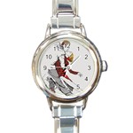 Tango Romance Round Italian Charm Watch