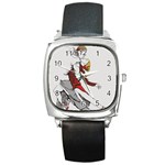 Tango Romance Square Metal Watch