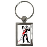 Tango Couple Key Chain (Rectangle)