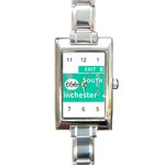 WSign Rectangular Italian Charm Watch