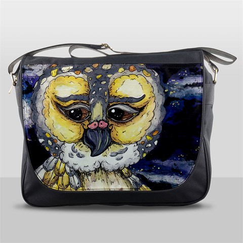 Wise Old Owl Messenger Bag from ArtsNow.com Front