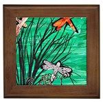 Dragonfly Park Framed Tile