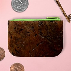 Brown Tooled Leather Mini Coin Purse from ArtsNow.com Back