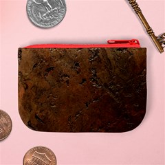 Brown Tooled Leather Mini Coin Purse from ArtsNow.com Back