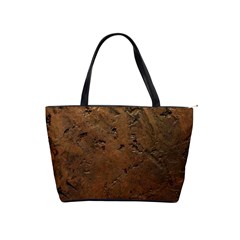 Brown Tooled Leather Classic Shoulder Handbag from ArtsNow.com Front