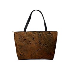 Brown Tooled Leather Classic Shoulder Handbag from ArtsNow.com Back