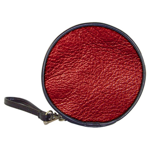 Red Stitched Leather Texture Classic 20 Front