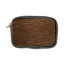 Rough Brown Leather Coin Purse from ArtsNow.com Front