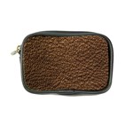 Rough Brown Leather Coin Purse