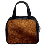 Golden Leather Texture Classic Handbag (Two Sides)