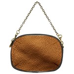 Golden Leather Texture Chain Purse (Two Sides)