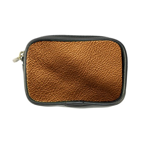 Golden Leather Texture Coin Purse from ArtsNow.com Front