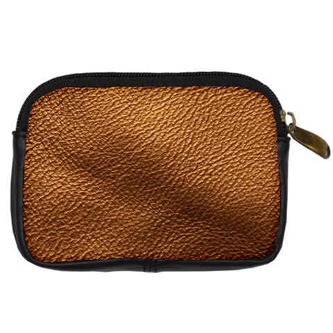 Golden Leather Texture Digital Camera Leather Case from ArtsNow.com Back