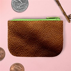 Golden Leather Texture Mini Coin Purse from ArtsNow.com Back