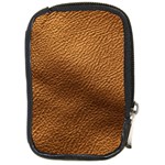 Golden Leather Texture Compact Camera Leather Case