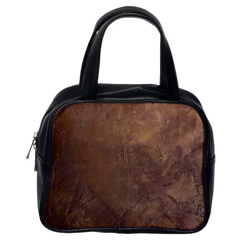 Gritty Brownstone Classic Handbag (One Side) from ArtsNow.com Front