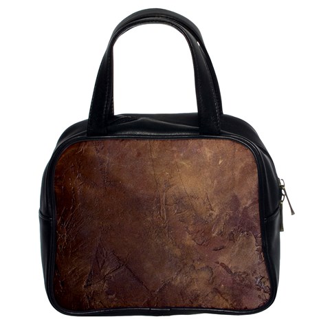 Gritty Brownstone Classic Handbag (Two Sides) from ArtsNow.com Front