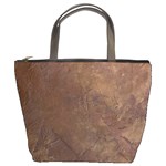 Gritty Brownstone Bucket Bag