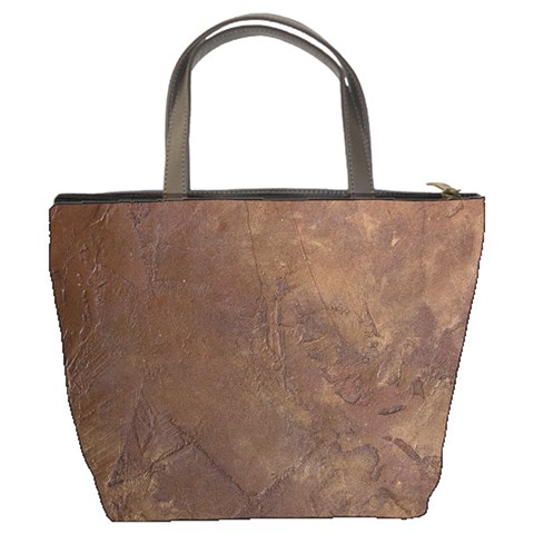 Gritty Brownstone Bucket Bag from ArtsNow.com Back