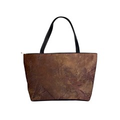 Gritty Brownstone Classic Shoulder Handbag from ArtsNow.com Back