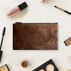 Gritty Brownstone Cosmetic Bag (Small) from ArtsNow.com Front