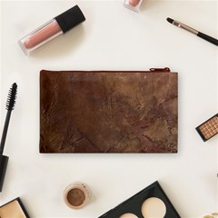 Gritty Brownstone Cosmetic Bag (Small) from ArtsNow.com Back