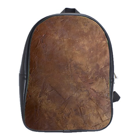 Gritty Brownstone School Bag (Large) from ArtsNow.com Front