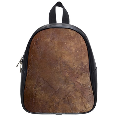 Gritty Brownstone School Bag (Small) from ArtsNow.com Front